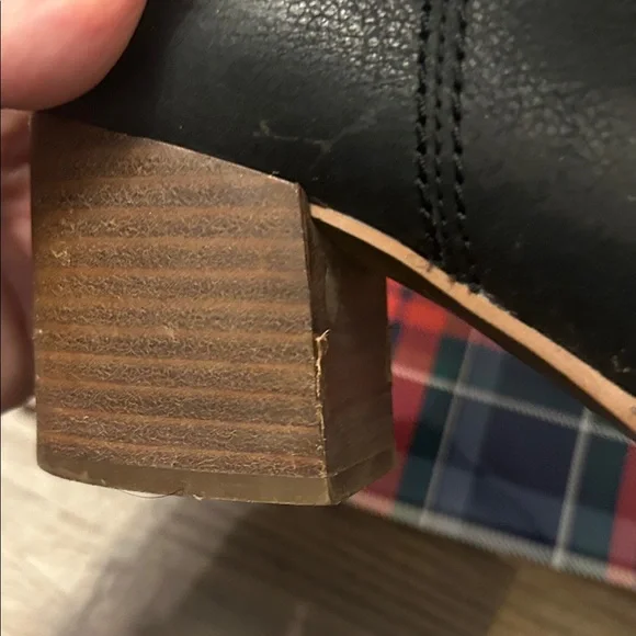 UGG Black Leather Ankle Boots - Picture 5 of 11